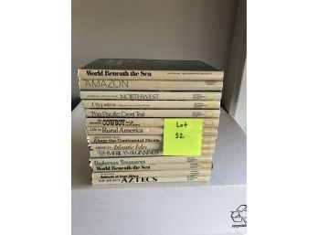 Vintage Set Of National Geographic Books