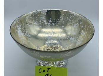 Vintage Mercury Glass Candy Dish