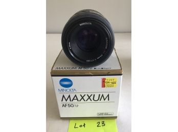 **RARE** Vintage Minolta Maxxum AF 50/17 Lens