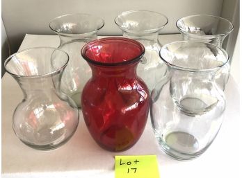 Lot Of Flower Vases