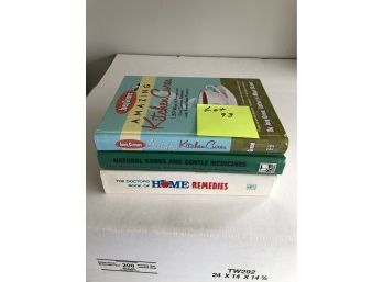 3 Vintage Home Remedy Books