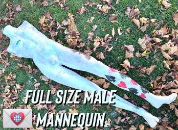 Oddity ~ Full Size Male Mannequin X Art Project For Repurposing Gruesome Guy