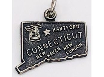 State Of Connecticut Vintage Sterling Silver Charm So Sweet