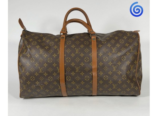 🌀 Louis Vuitton Style Flat Bottom Large Tote