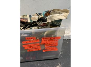 Unexplored Labeled Bin With Contents