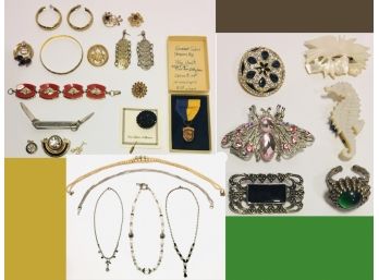 Big Big Lot Vintage Jewelry (Some For Wear Some For Repair)