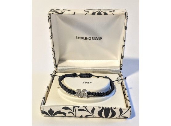 Cute Women's Sterling Silver 'Soar' Bracelet  4'