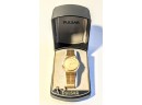 Vintage Woman's Pulsar Gold Colored Quartz Watch 8' Untested