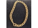 14 K Marked Gold Chain Link Bracelet 6' 3.1g