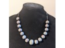 Handmade One-Of-A-Kind Bead, Stone, And Turquoise Necklaces 16' And 18'