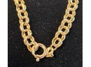 14 K Marked Gold Chain Link Bracelet 6' 3.1g