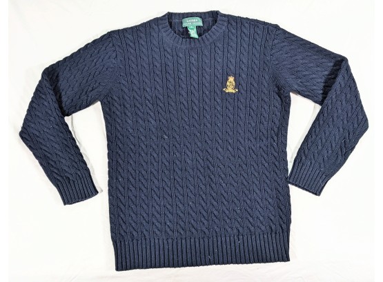 Woman's Small Navy Cable Knit Ralph Lauren Sweater
