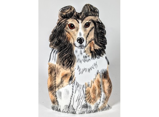 Ceramic Dog Vase 8x14'
