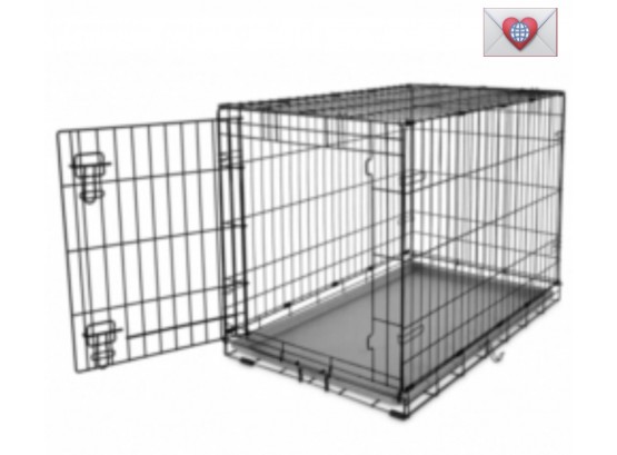 'You And Me' Brand ~ Small Black Wire Dog Cage Kennel