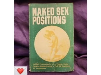 Naked Sex Positions Book Fun Educational Vintage Paperback