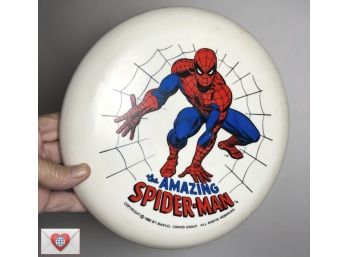 Rare Vintage 1980 The Amazing Spider-Man Frisbee Marvel Comics