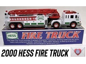 {18 Of 20} HESS TRUCK ~ New In Box ~ 2000 Hess Fire Truck