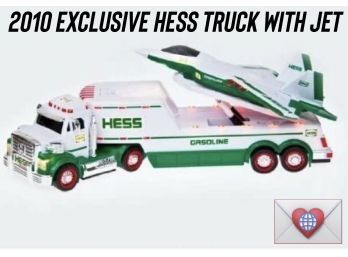 {1 Of 20} HESS TRUCK ~ New In Box ~ 2010 Hess Truck With Jet