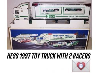 {15 Of 20} HESS TRUCK ~ New In Box ~ 1997 Hess Truck And Racers