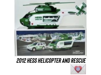 {14 Of 20} HESS TRUCK ~ New In Box ~ 2012 Hess Helicopter And Rescue