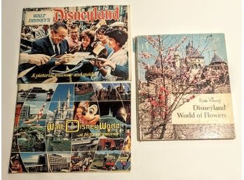 3 Vintage Disney Picture Books Covering The Parks And The Beautiful Sights