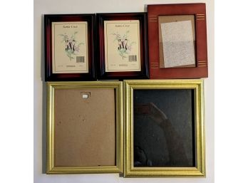 Set Of 5 Wooden Picture Frames