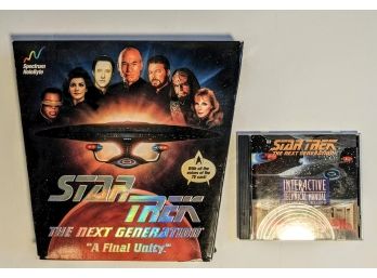 Star Trek The Next Generation A Final Unity Retro Videogame And The Interactive Tech Manual - Used