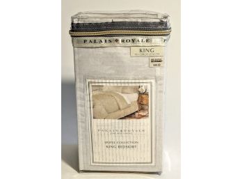 Paris Royale King Size Cream White Bed Skirt - Retail $50