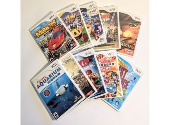 10 Nintendo Wii Games In Original Packaging