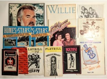 13 Vintage Books, Pamphlets, And Playbills About Celebrities And Entertainment From The 70s