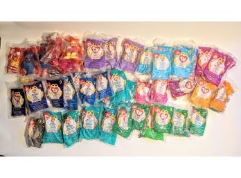49 Collectable Mini Ty Beanie Baby McDonalds Happy Meal Toys From The Late 90s - Never Opened