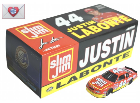 New In Box ~ 2000 NASCAR 1:24 Scale Stock Car #44 Justin Labonte Slim Jim {K17}