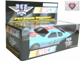 New In Box ~ 2005 NASCAR Jeff Gordon Dupont Chevrolet #43 PEZ Dispenser Candy Racing Car With Candy {K11}