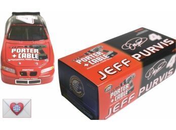 New In Box ~ 2000 NASCAR 1:24 Scale Stock Car #4 Jeff Purvis Porter Cable {K14}
