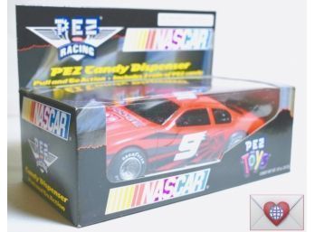 New In Box ~ 2003 NASCAR Dodge #9 PEZ Dispenser Candy Racing Car With Candy {K10}