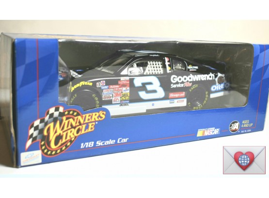 New In Box ~ 2002 NASCAR Winners Circle 1:18 Scale #8 Dale Earnhardt Goodwrench Service Oreo Orange Car {J-10}