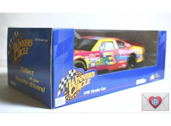 New In Box ~ 2002 NASCAR Winners Circle 1:18 Scale #3 Dale Earnhardt Goodwrench Snap-On Fox Red Car {J-11}