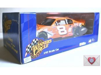 New In Box ~ 2002 NASCAR Winners Circle 1:18 Scale #8 Dale Earnhardt Jr. Loony Tunes Orange Car {J-13}