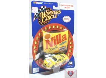 New In Box ~ 2002 NASCAR Winners Circle 1:64 Scale #3 Dale Earnhardt Jr. Nilla Car With Hood Magnet {J-4}