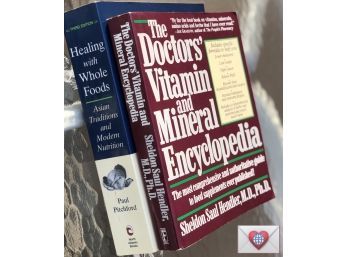 2 Volumes ~ Holistic Medical Book And Healing With Whole Foods Encyclopedia