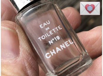 Chanel No. 19 Eau De Toilette ~ Vintage Perfume Bottle
