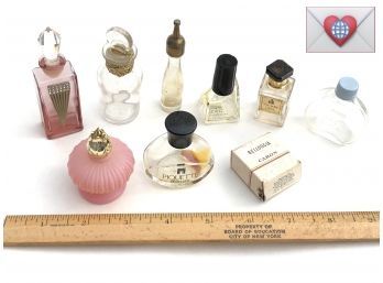 2 Pinks ~ Ave Maria And Other Vintage Perfumes Vanity Decor Lot
