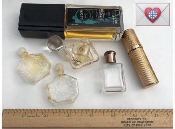 Illusion #7 And More Vintage Perfumes Vanity Decor Lot