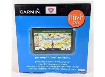 Opened But Unused Garmin Nuvi 760 GPS 4.3' Touchscreen