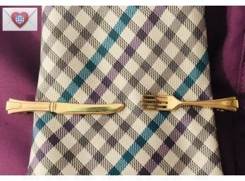 Foodie Restauranteur Novelty Tie Clip ~ Vintage Fun! Hospitality Biz
