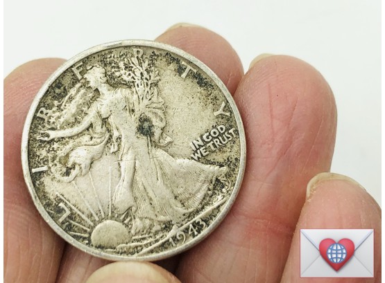 .900 Silver 1943-S Walking Liberty Half Dollar