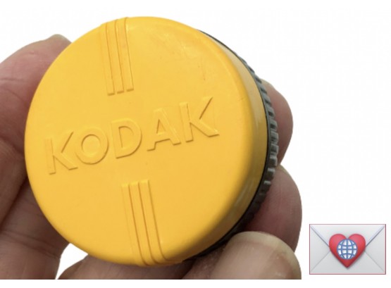 Cool Vintage KODAK Stash Pill Ring Box