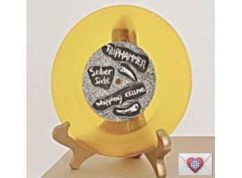 (!) Rare (!) Odd (!) Unusual (!)  Triphammer ~ Single Yellow Vinyl Record (45?)