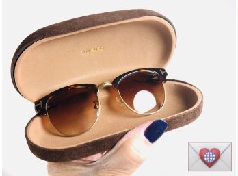 Tom Ford Designer Sunglasses In Case Tortoise Shell
