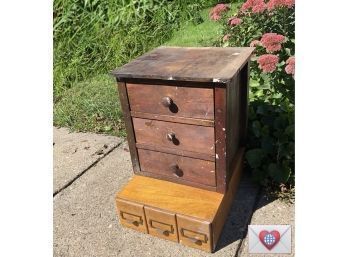 Stacked Set ~ Antique/Vintage Chests Of Drawers ~ WYSIWYG